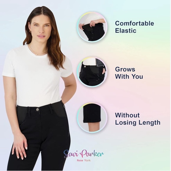 Maternity Jeans With Panel - Picture 2 of 4